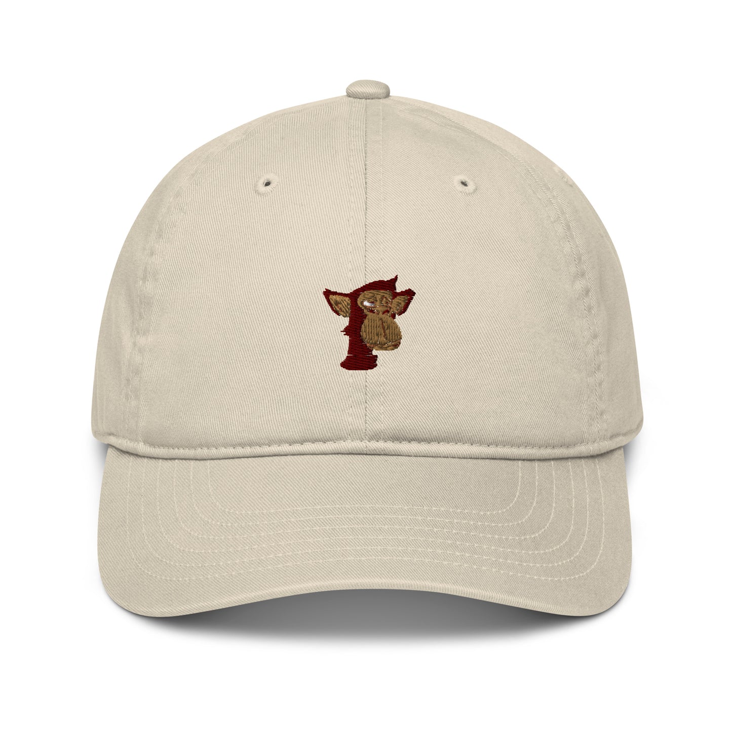 Organic dad hat feat Polygon Ape YC #6437 (embroidered)