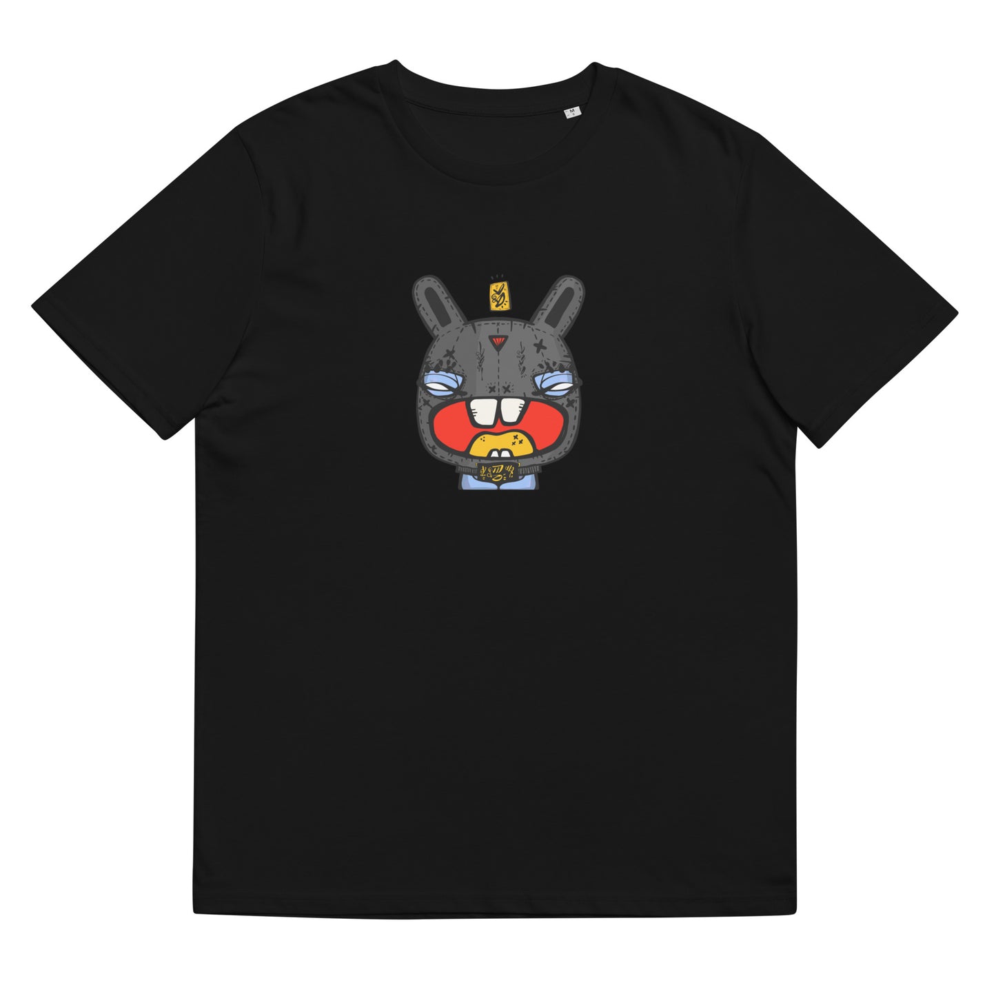 Unisex organic cotton t-shirt feat. NFT TKP BAD BUNNY #0978