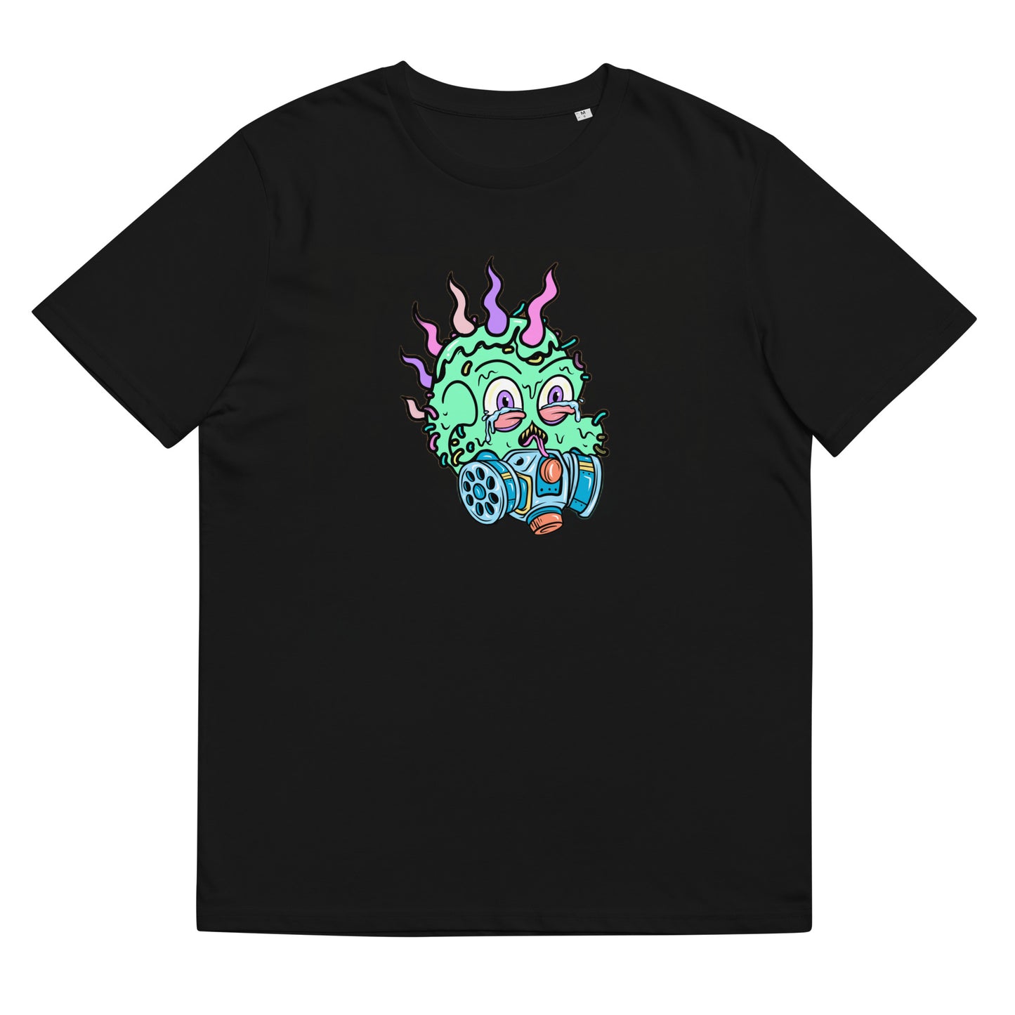 Unisex organic cotton t-shirt feat Toxic Skulls Club #7803