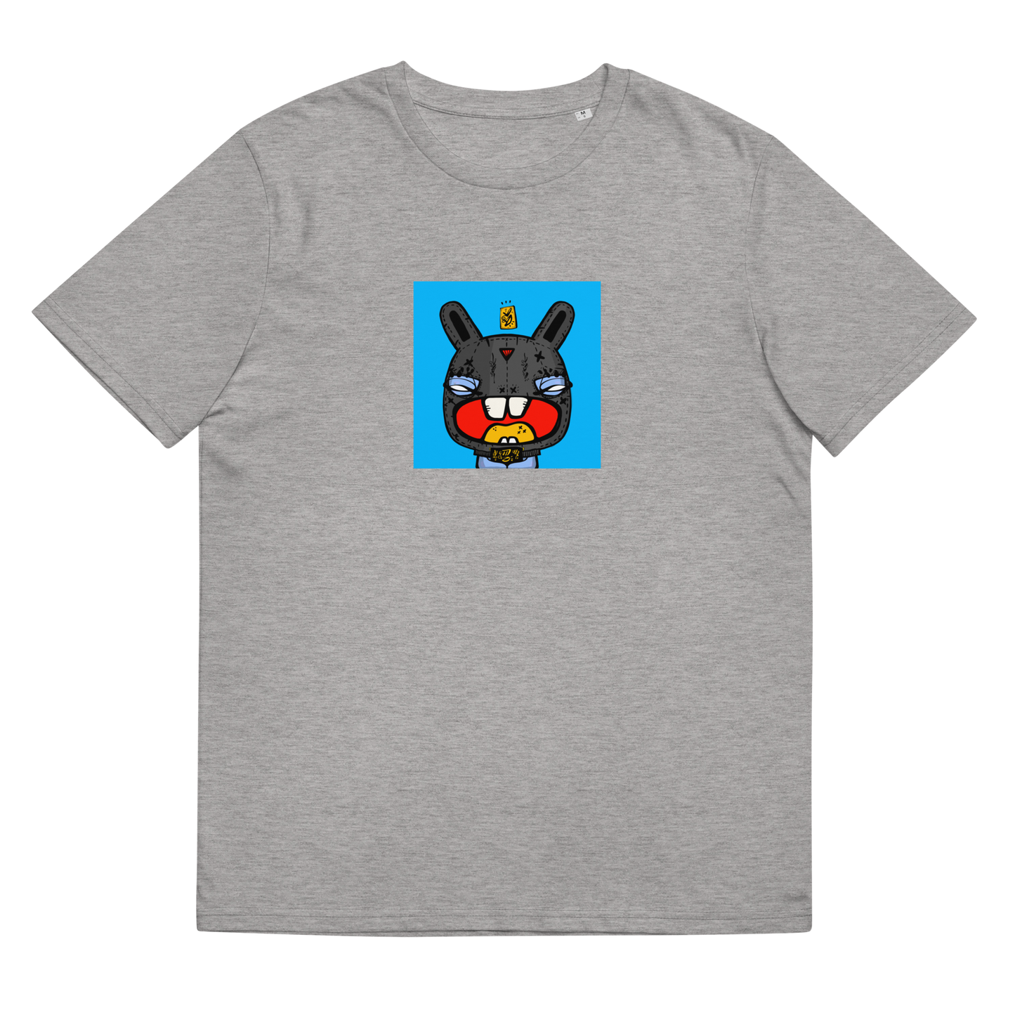 Unisex organic cotton t-shirt feat. NFT TKP BAD BUNNY #0978