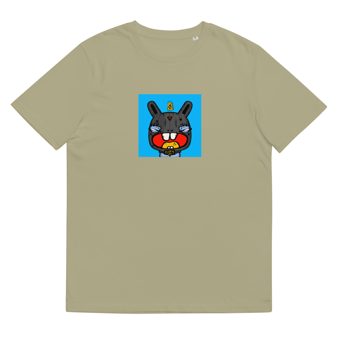 Unisex organic cotton t-shirt feat. NFT TKP BAD BUNNY #0978