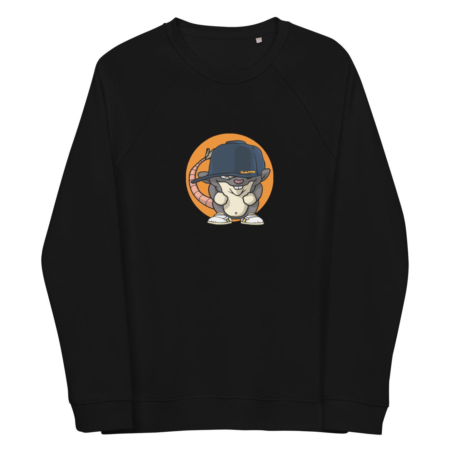 feat culpao_nft - Unisex organic raglan sweatshirt