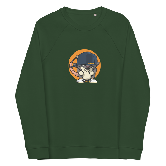 feat culpao_nft - Unisex organic raglan sweatshirt