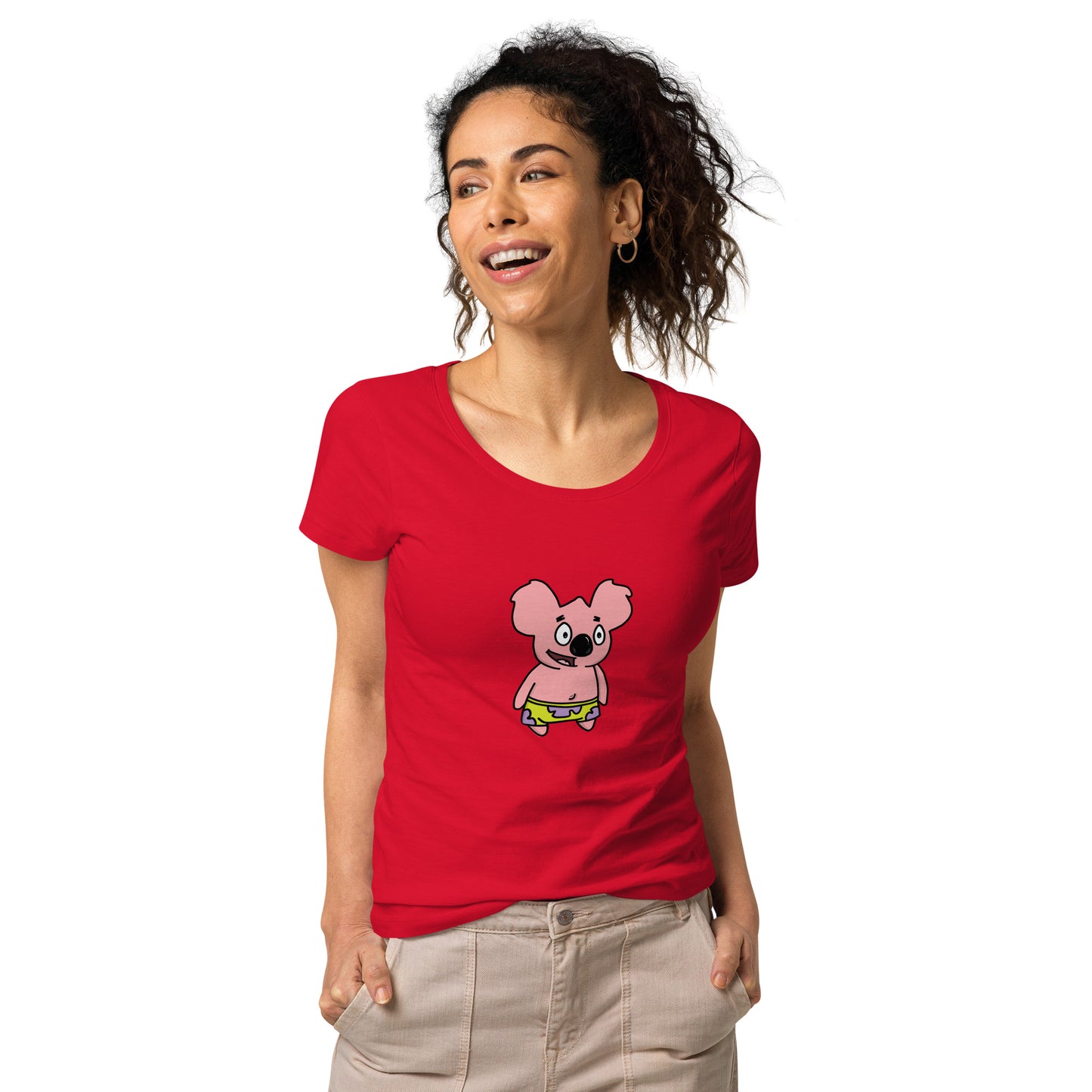 feat K-Dude Club - Women’s basic organic t-shirt